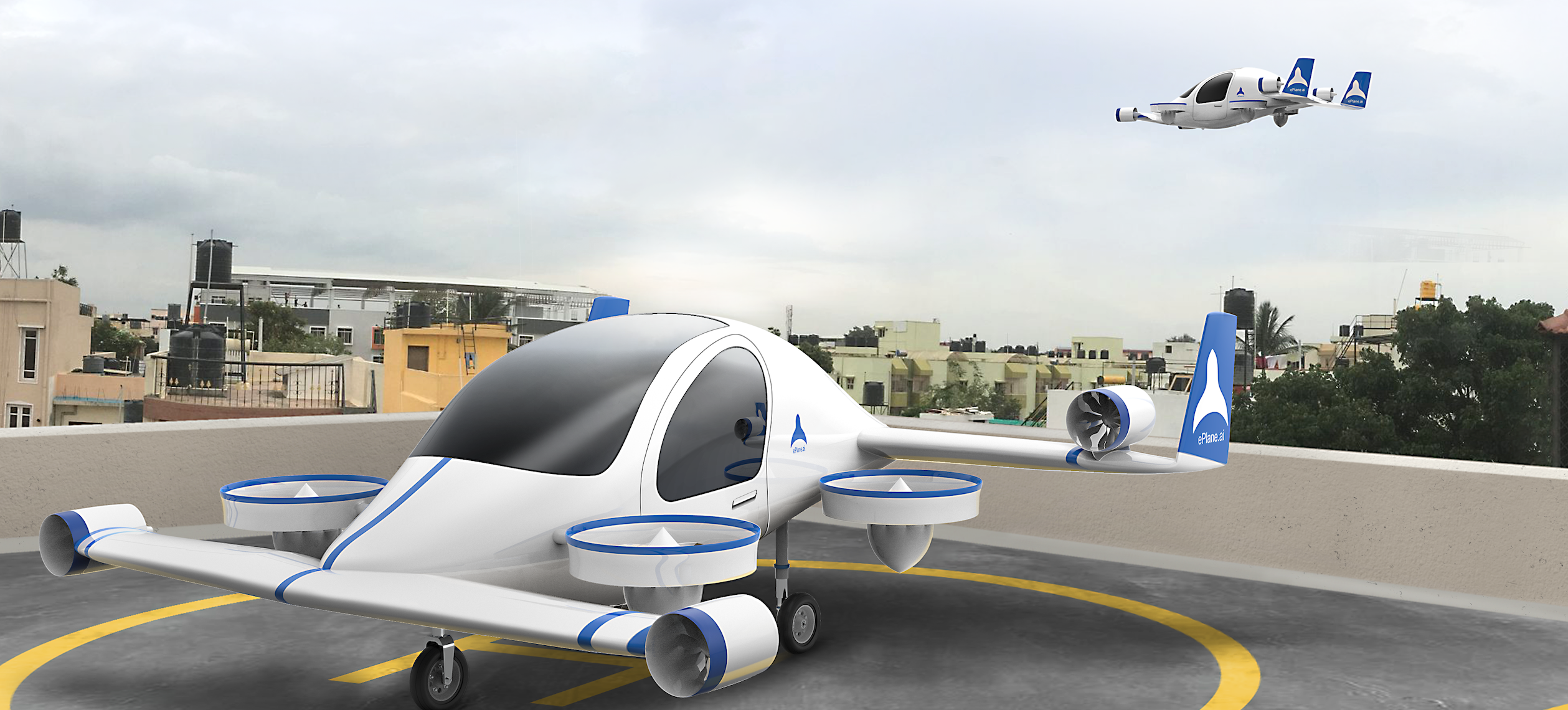 The ePlane aims to develop electric air taxi prototype by March 2025